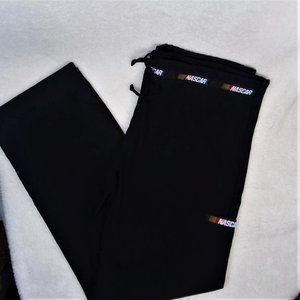 Unisex NASCAR Scrub Pants Black L